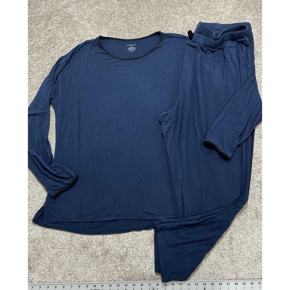 Summersalt Women's XL The All Day & Night Long Sleeve Set In Navy